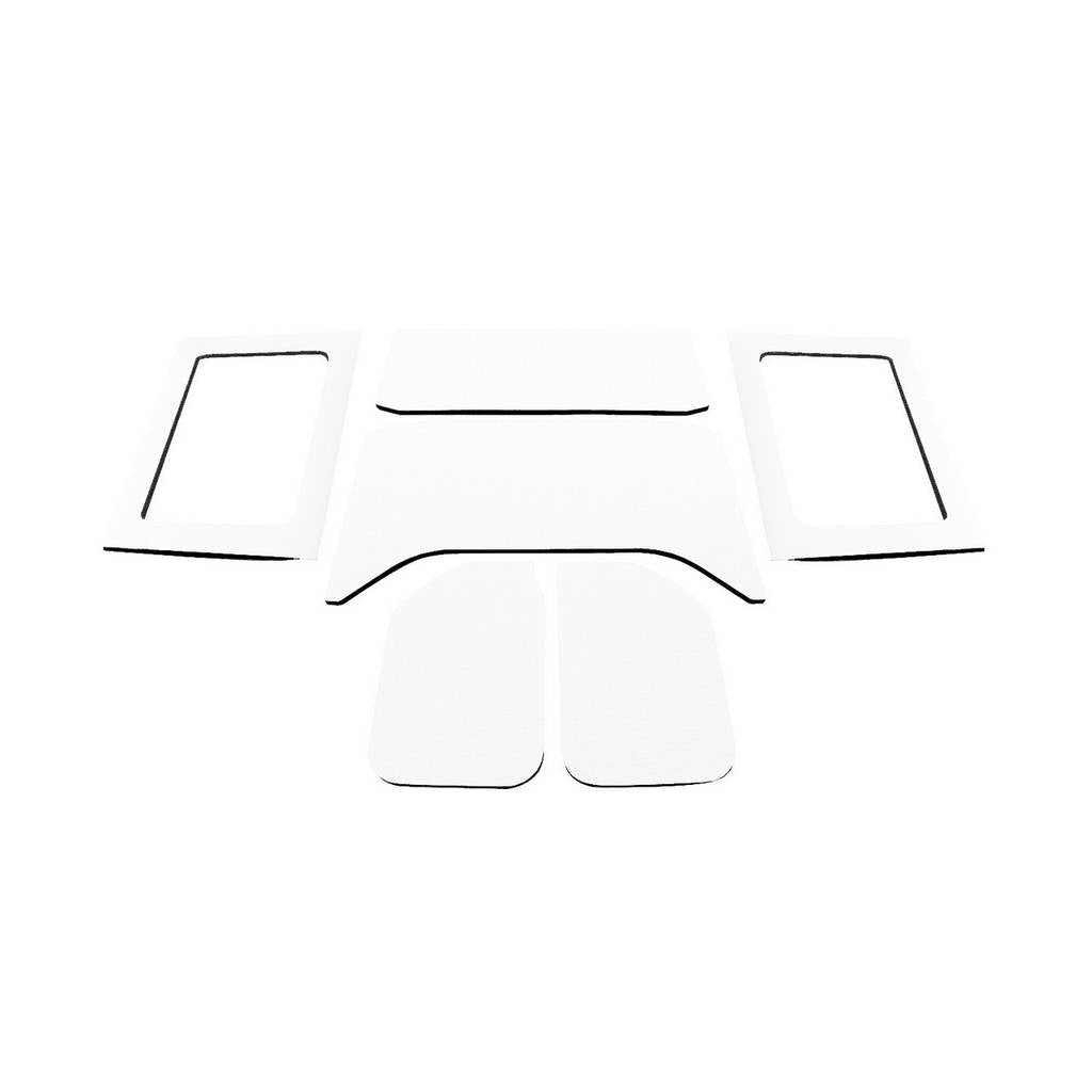 DEI 050292 Звукоізоляційна обшивка стелі та вікна для Jeep JK 2011-18 4 Dr (Оригінальна обробка) 8шт. білий Photo-0 