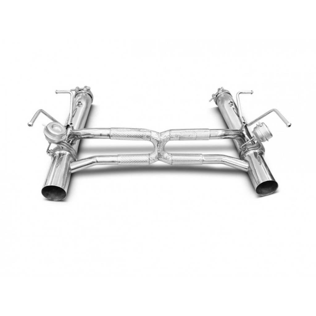 TUBI STYLE TSFEF8TC19.000.AV Комплект глушників із клапанами для FERRARI F8 Tributo 2019–2023 / F8 Spider 2020–2023 Photo-0 