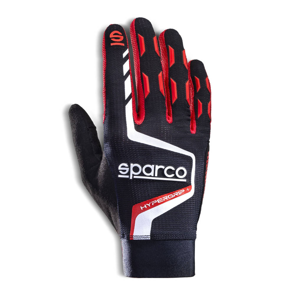 SPARCO 00209508nrrs рукавички для автосимуляторів HYPERGRIP , чорний / червоний, р-р 8 Photo-0 