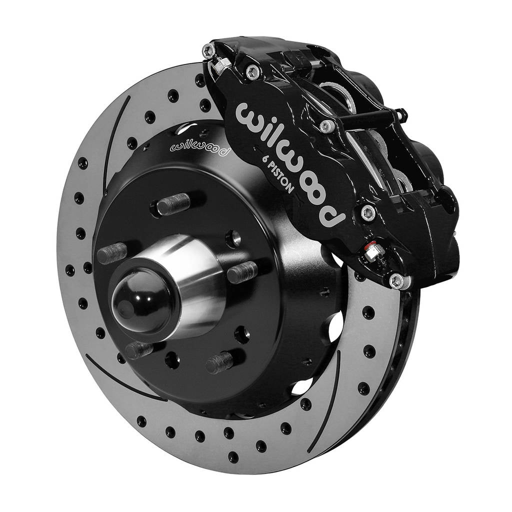 WILWOOD 140-10776-D Комплект передніх гальм FNSL6R14.00" з перфорацією Photo-0 