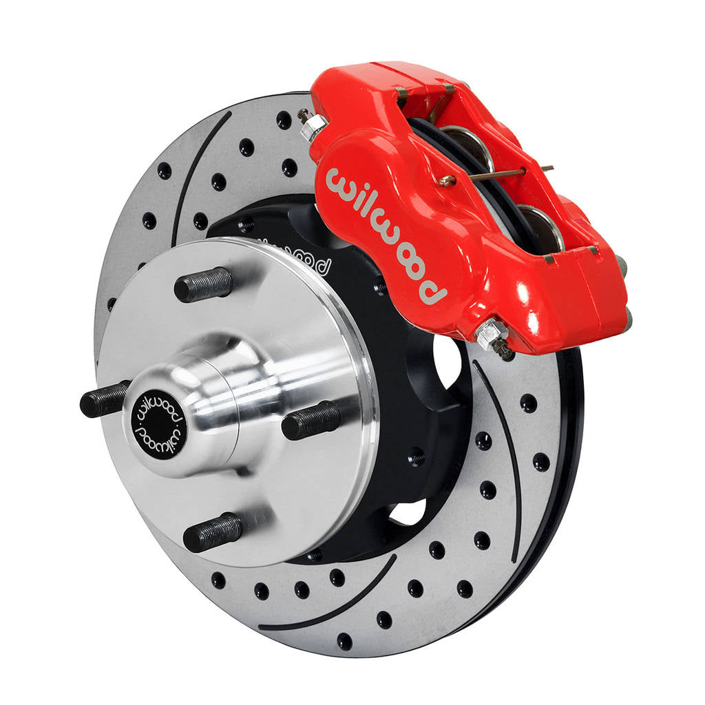 WILWOOD 140-12535-DR Комплект передніх гальм FDLI 10.75", з перфорацією, червоний Photo-0 
