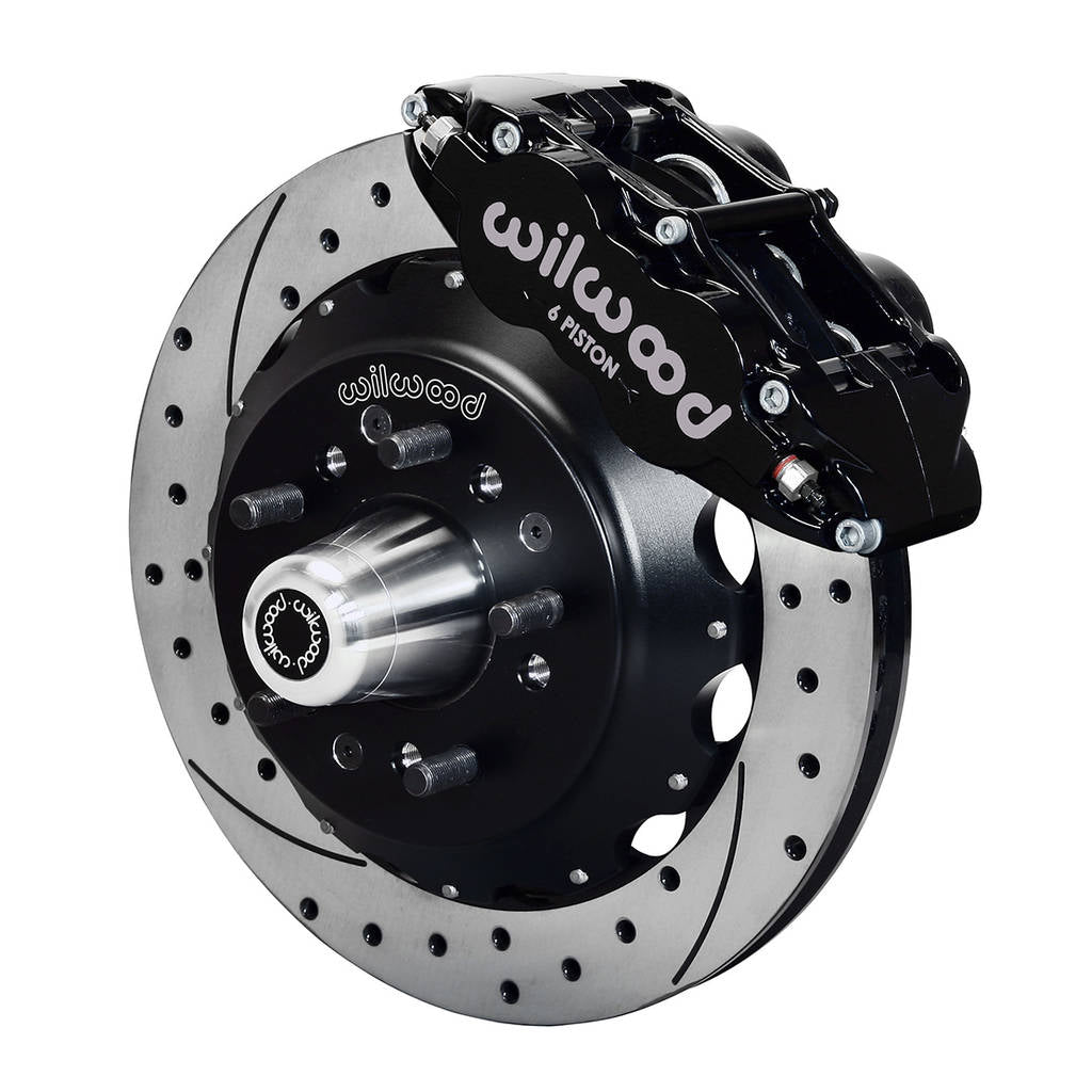 WILWOOD 140-12299-D Комплект передніх гальм FNSL6R14.00" з перфорацією Photo-0 