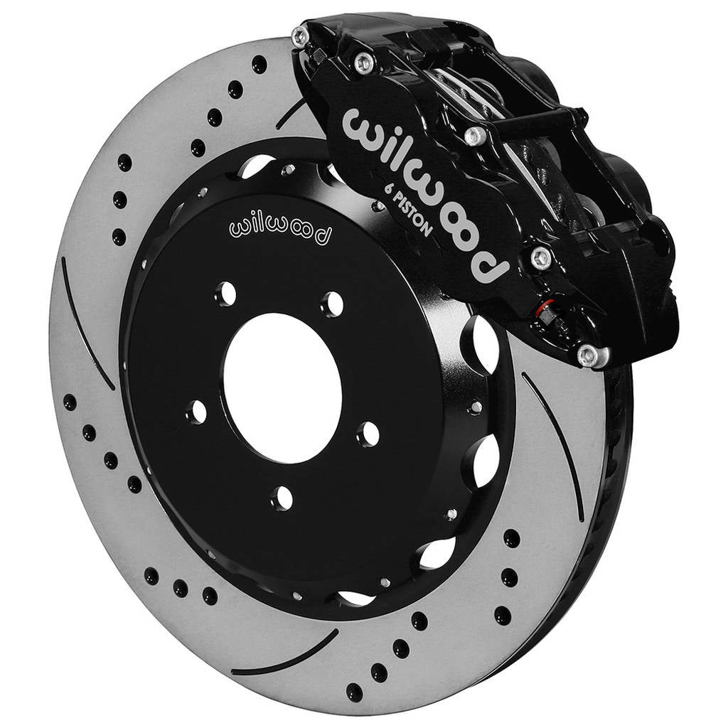 WILWOOD 140-12911-D Комплект передніх гальм FNSL6R14.00" з перфорацією Photo-0 
