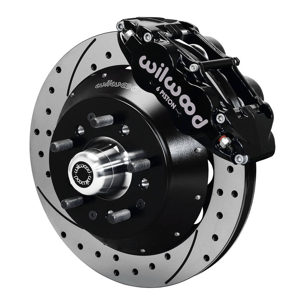 WILWOOD 140-9804-D Комплект передніх гальм FNSL6R14.00" з перфорацією Photo-0 