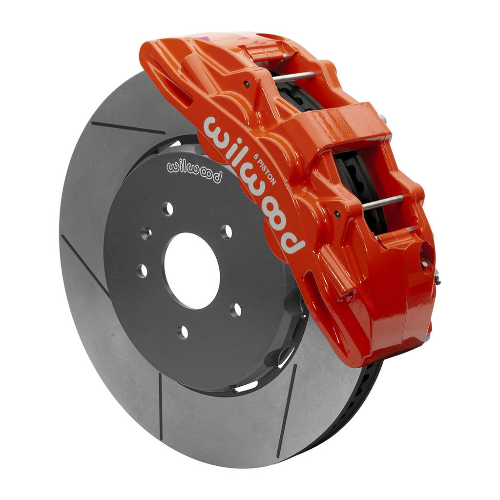 WILWOOD 140-15743-R Комплект передніх гальм SX6R Dynamic 15.00, червоний Photo-1 