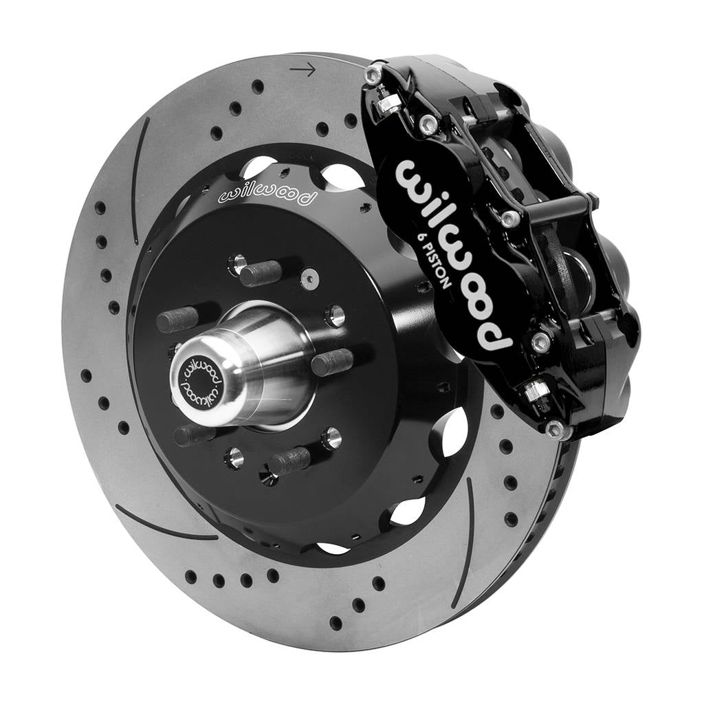 WILWOOD 140-15554-D Комплект передніх гальм FNSL6R14.00" з перфорацією Photo-0 