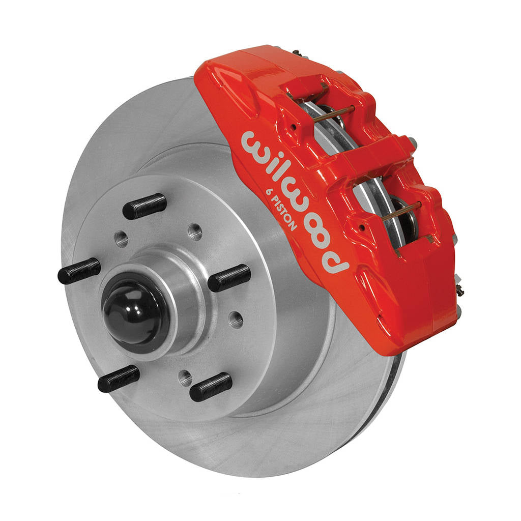 WILWOOD 140-14607-R Комплект передніх гальм DP6 11.75" 1 PC Rotor&Hub, червоний Photo-0 