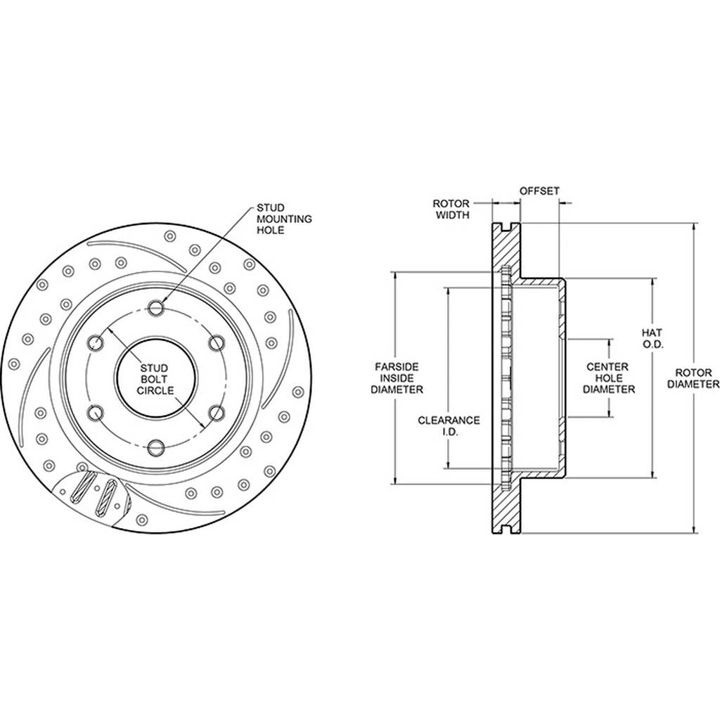 WILWOOD 160-15785-BK Кільце ротора 1.75 SRP-BLK-LH Photo-2 