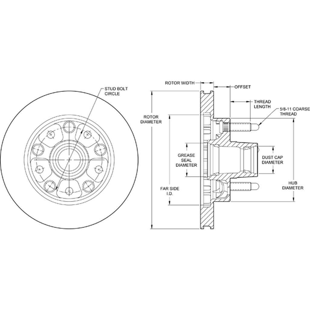 WILWOOD 160-9239LS Кільце ротора Photo-2 