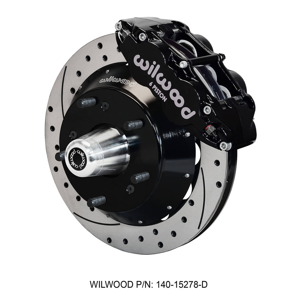 WILWOOD 140-15278-D Комплект передніх гальм FNSL6R12.88" з перфорацією Photo-0 