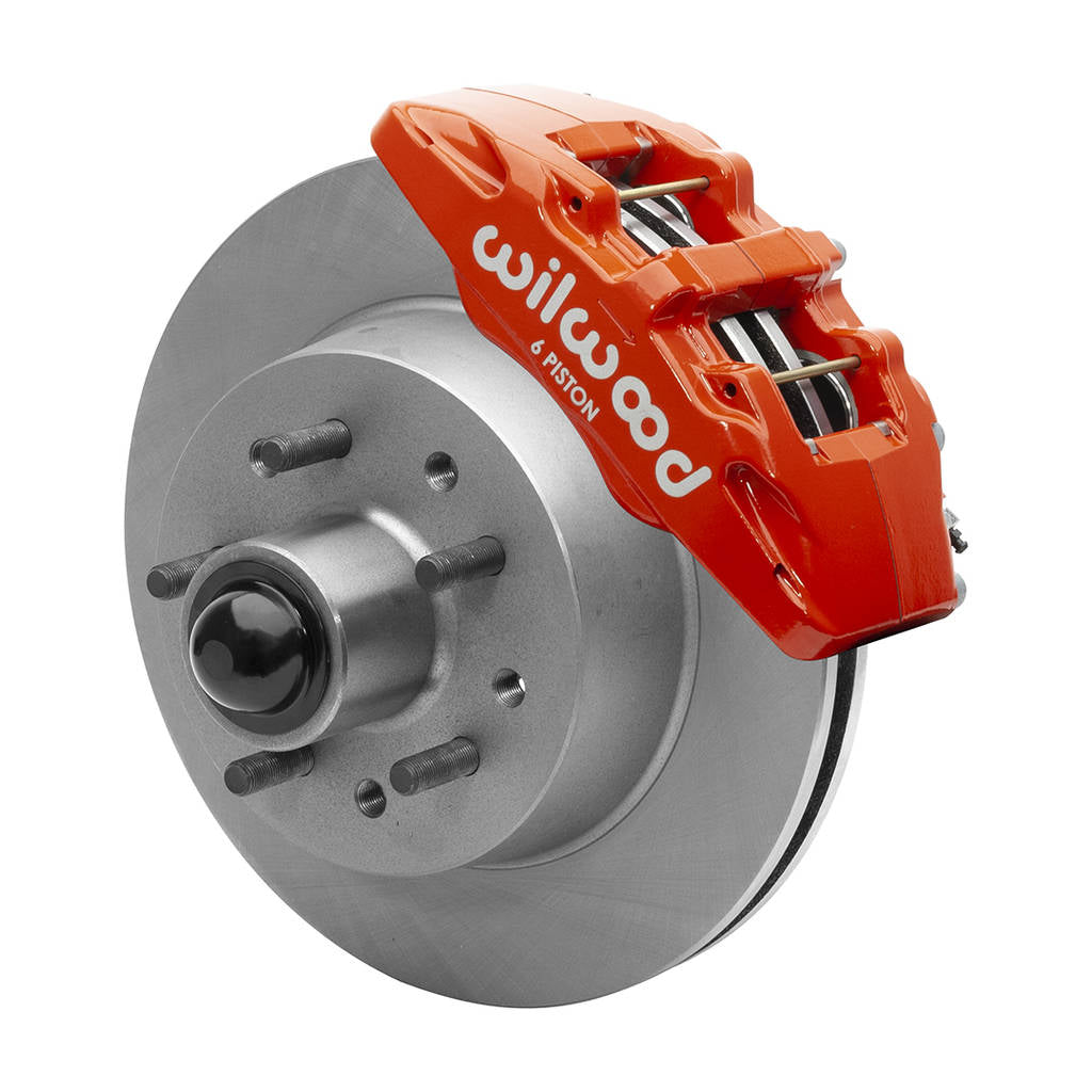 WILWOOD 140-14974-R Комплект передніх гальм DP6 11.86" 1 PC Rotor&Hub, червоний Photo-0 