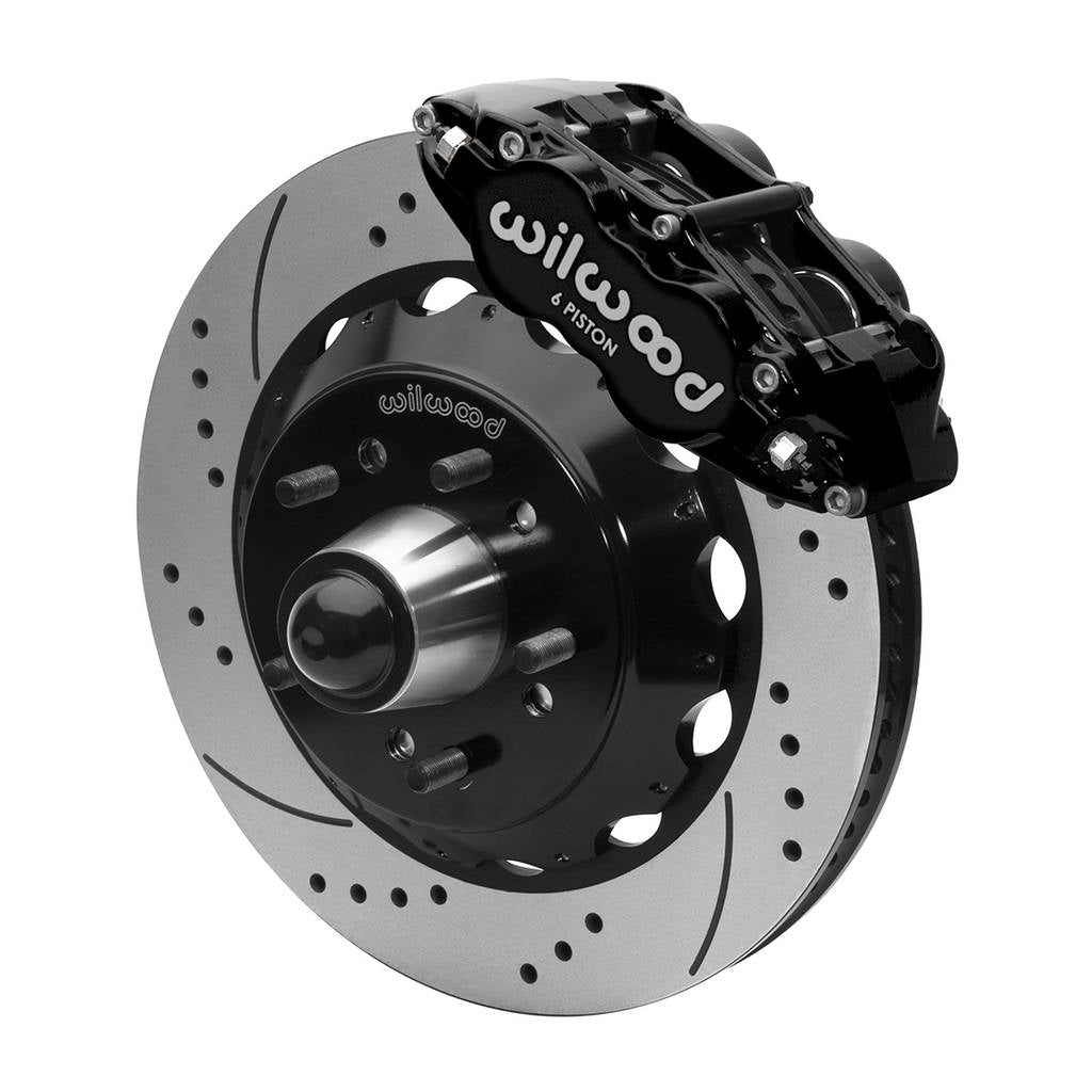 WILWOOD 140-15950-D Комплект передніх гальм FNSL6R14.00" з перфорацією Photo-0 