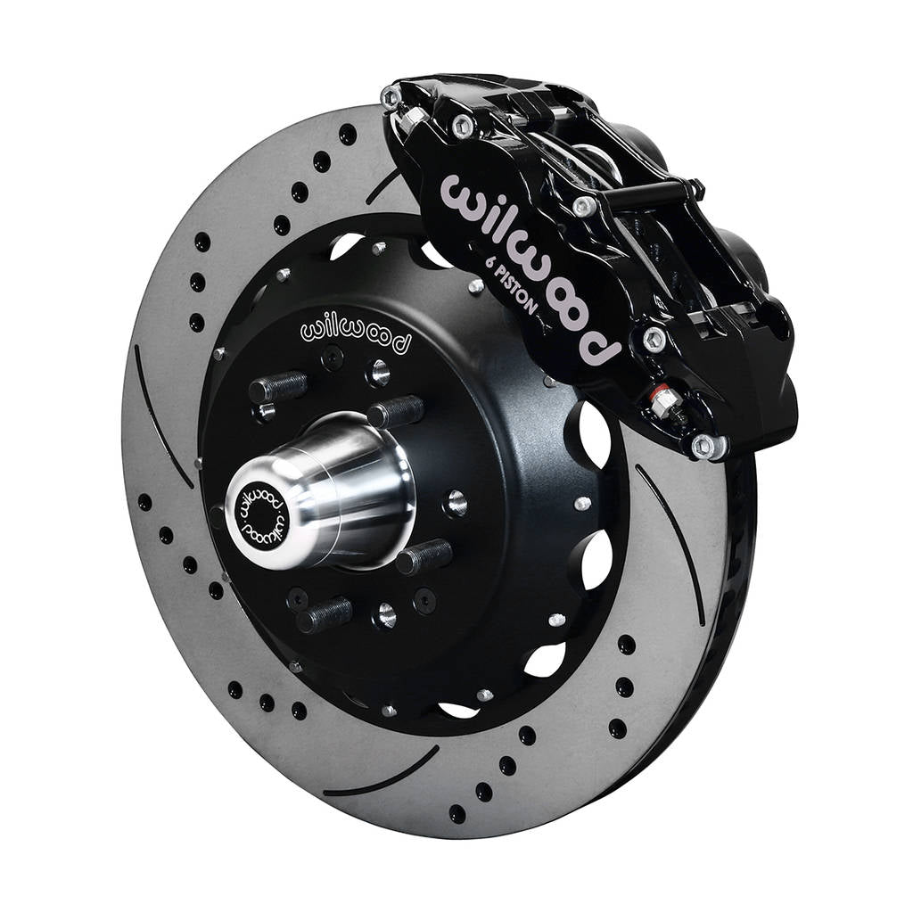 WILWOOD 140-15911-D Комплект передніх гальм FNSL6R14.00" з перфорацією Photo-1 