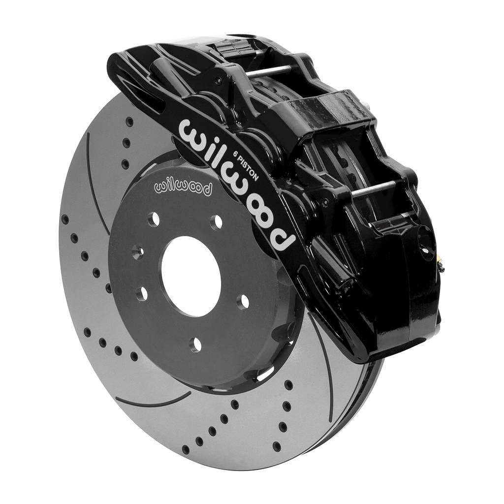 WILWOOD 140-15722-D Комплект передніх гальм SX6R Dynamic 14.00, з перфорацією Photo-0 