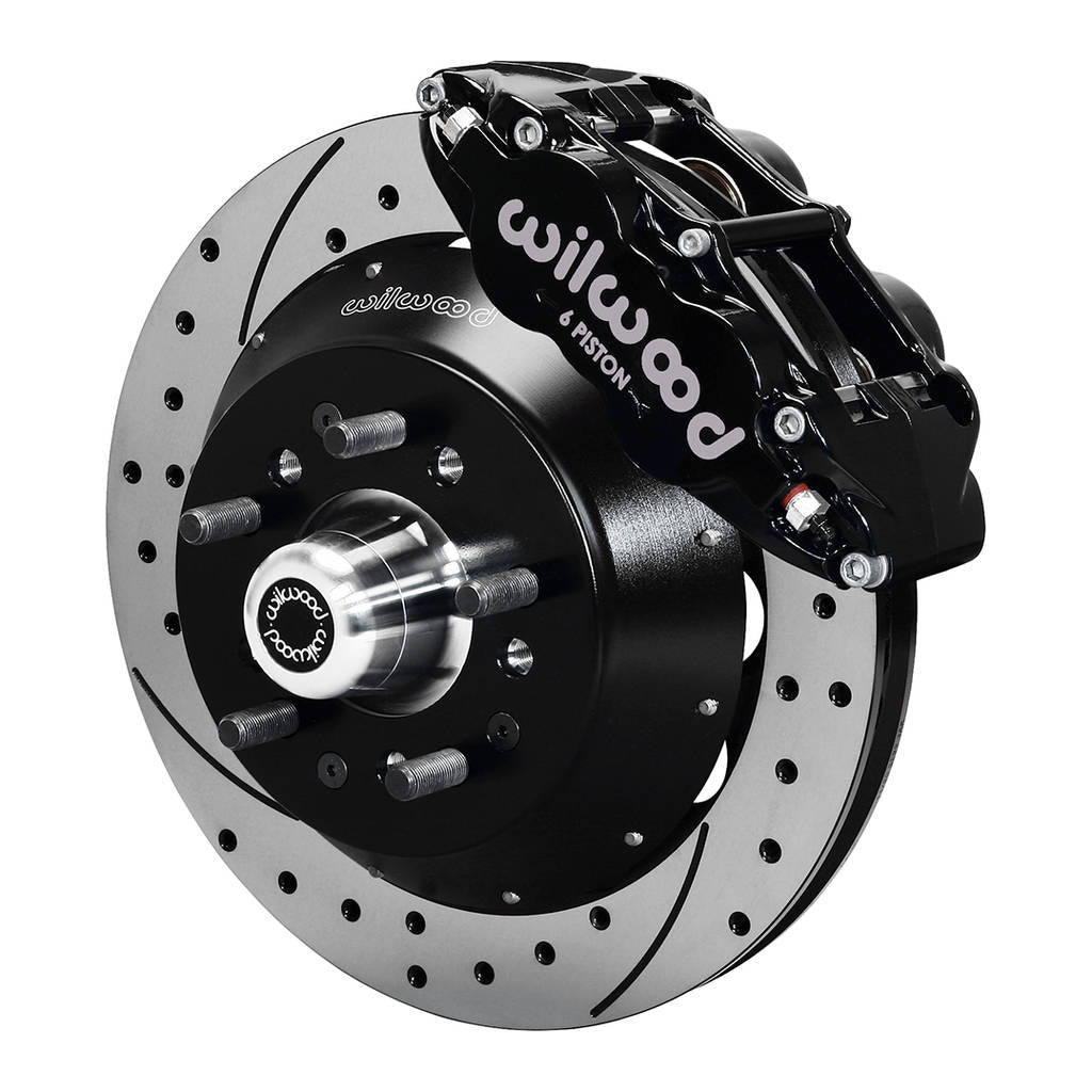 WILWOOD 140-15409-D Комплект передніх гальм FNSL6R-DS14.00" з перфорацією Photo-0 