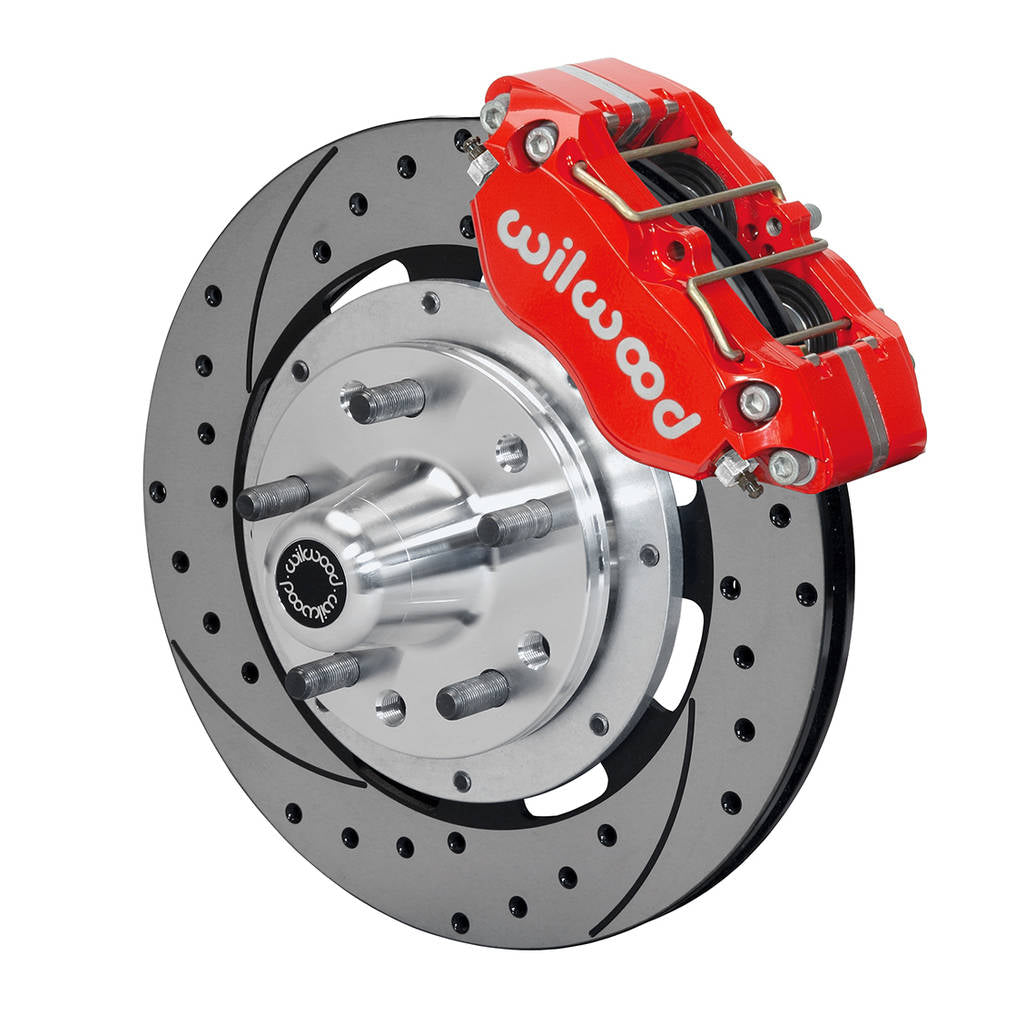 WILWOOD 140-15406-DR Комплект передніх гальм DP-DB 12.19", з перфорацією, червоний Photo-0 