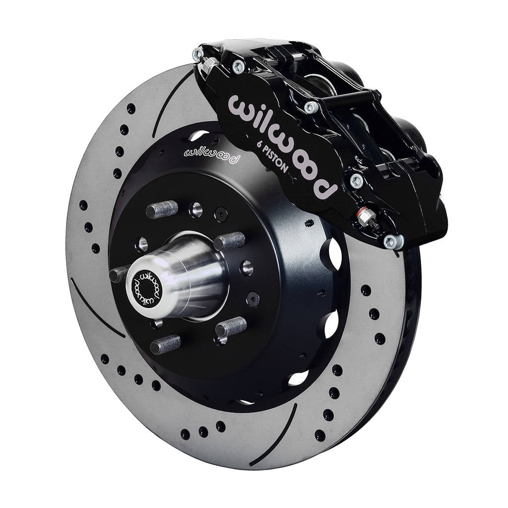 WILWOOD 140-15407-D Комплект передніх гальм FNSL6R-DS14.00" з перфорацією Photo-0 