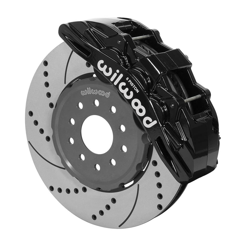 WILWOOD 140-15309-D Комплект передніх гальм SX6R Dynamic 14.00, з перфорацією Photo-0 