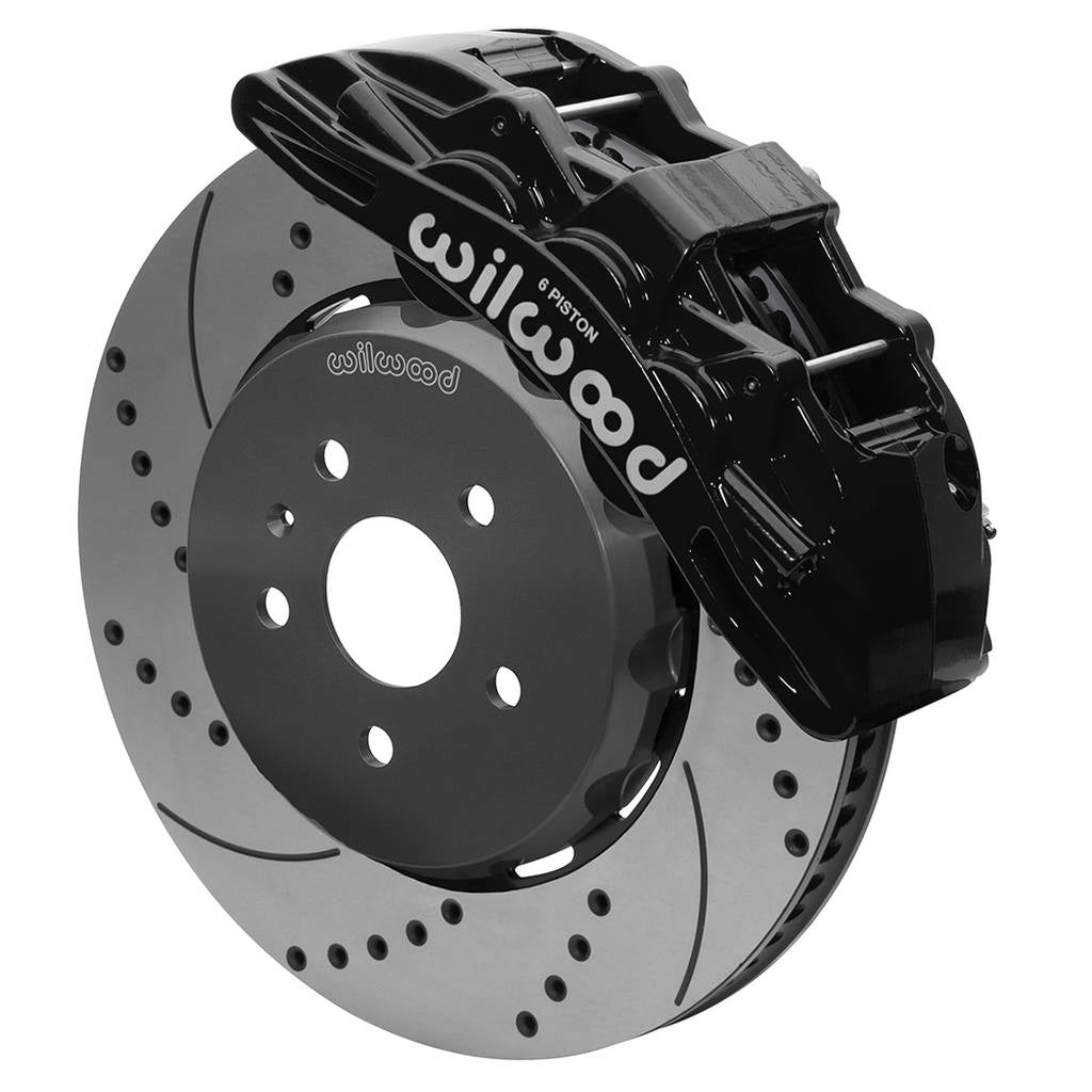 WILWOOD 140-15431-D Комплект передніх гальм SX6R Dynamic 15.00, з перфорацією Photo-1 