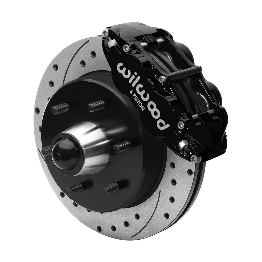 WILWOOD 140-15944-D Комплект передніх гальм FNSL6R 12.19" 1 PC Rotor&Hub, з перфорацією Photo-0 