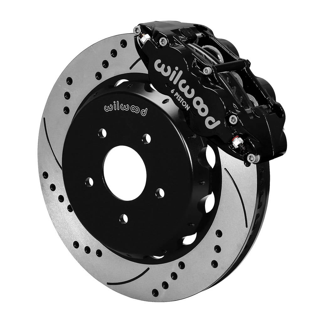 WILWOOD 140-9296-D Комплект передніх гальм FNSL6R14.00" з перфорацією Photo-0 
