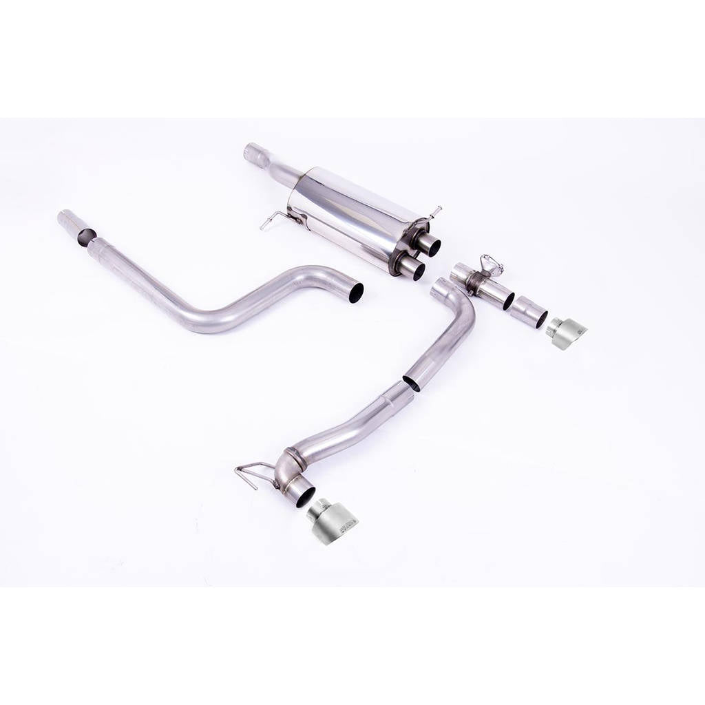 MILLTEK SSXFD358 Вихлопна система Cat-back 100mm GT100 для FORD Fiesta Mk8 ST 1.5 EcoBoost 200PS (лише моделі до вересня 2020 р.) 2018–2020 рр. Photo-0 