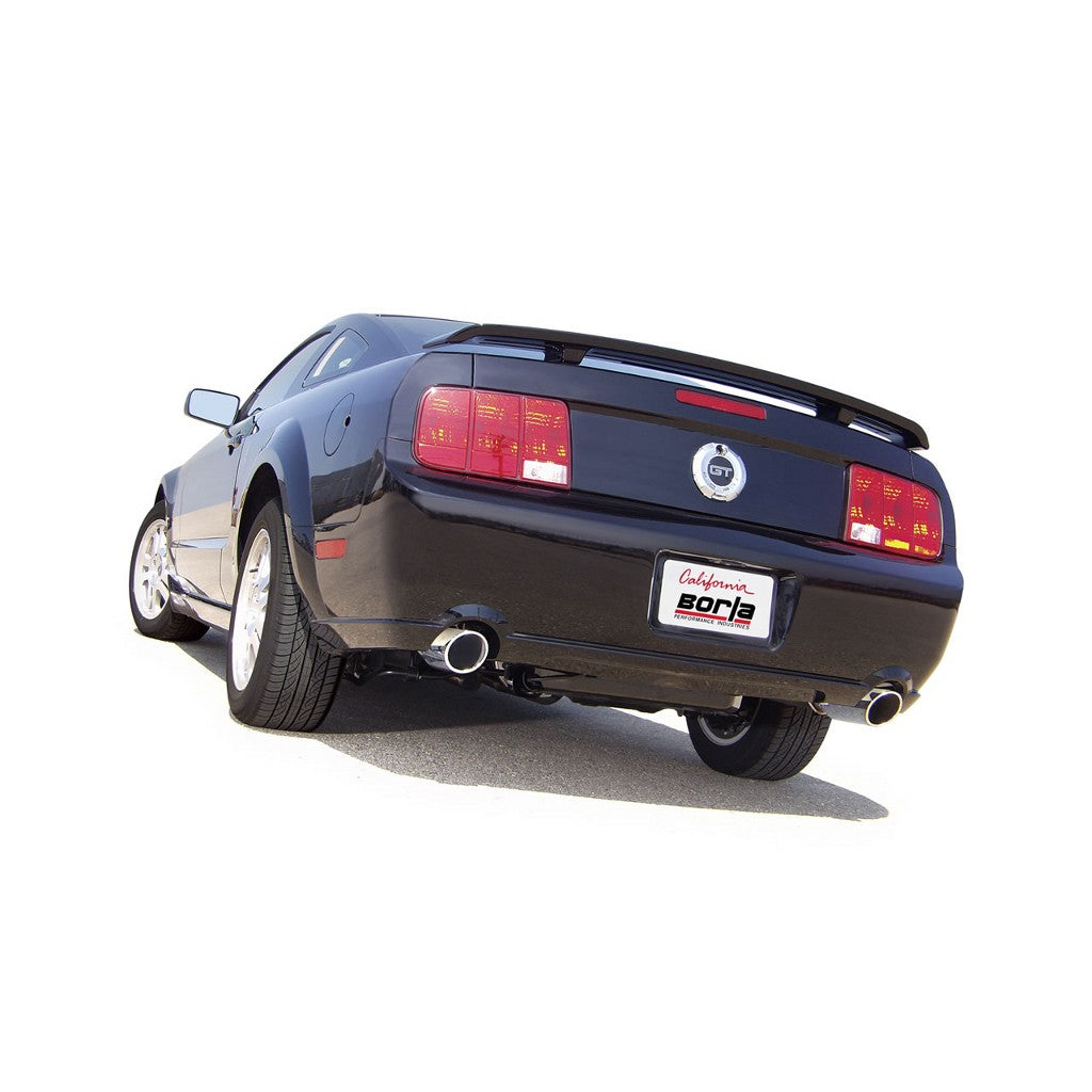 BORLA 11752 Вихлопна система Axle-Back MUST GT '05-'09 4.6L V8 AT/MT RWD Photo-1 