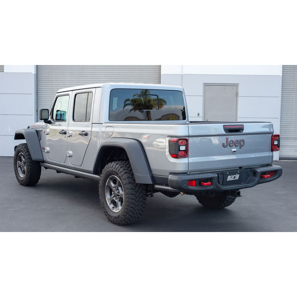 BORLA 140810 Вихлопна система Cat-Back для Jeep Gladiator '20-'21 3.6L V6 AT/MT AWD Photo-1 