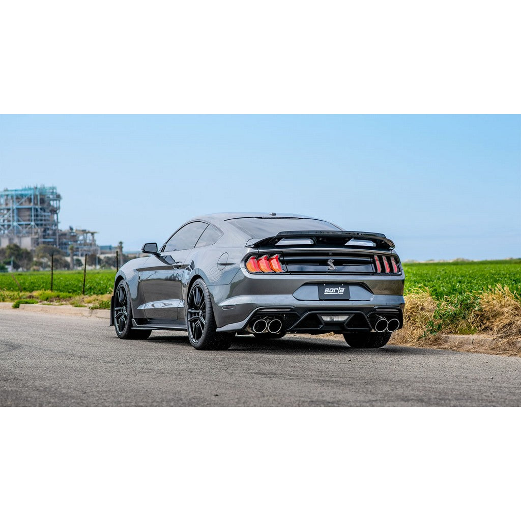 BORLA 140837 Вихлопна система Cat-Back для Ford Mustang SHELBY GT500 5.2L V8 AT RWD '20-'21 Photo-1 