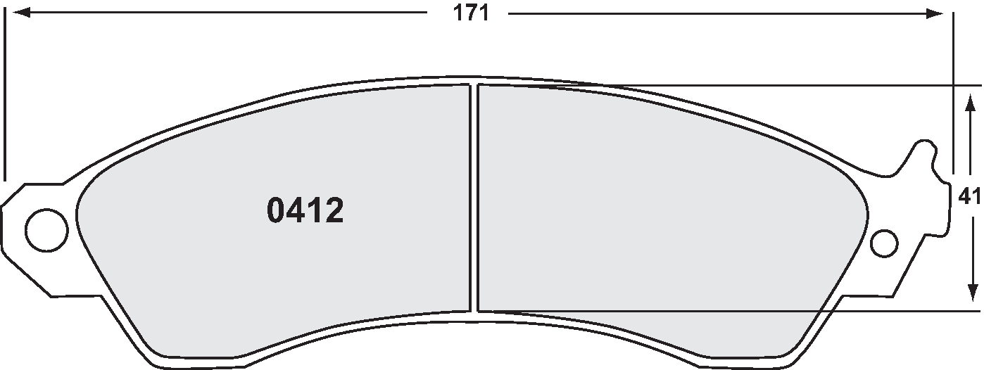 PFC 0412.22 Колодки гальмівні Z-RATED передні ASTON MARTIN DB7 (96-97), FORD Mustang Photo-0 