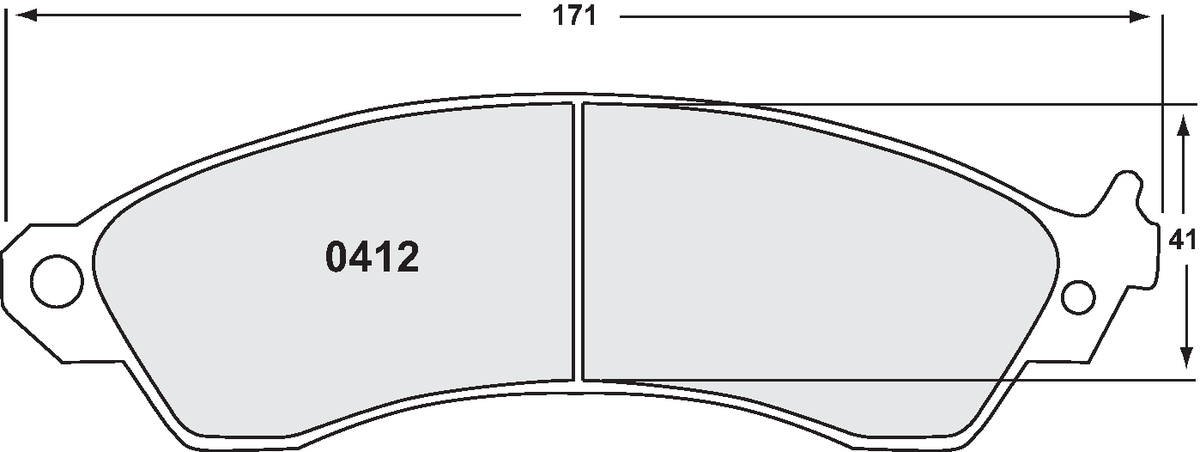 PFC 0412.22 Колодки гальмівні Z-RATED передні ASTON MARTIN DB7 (96-97), FORD Mustang Photo-0 