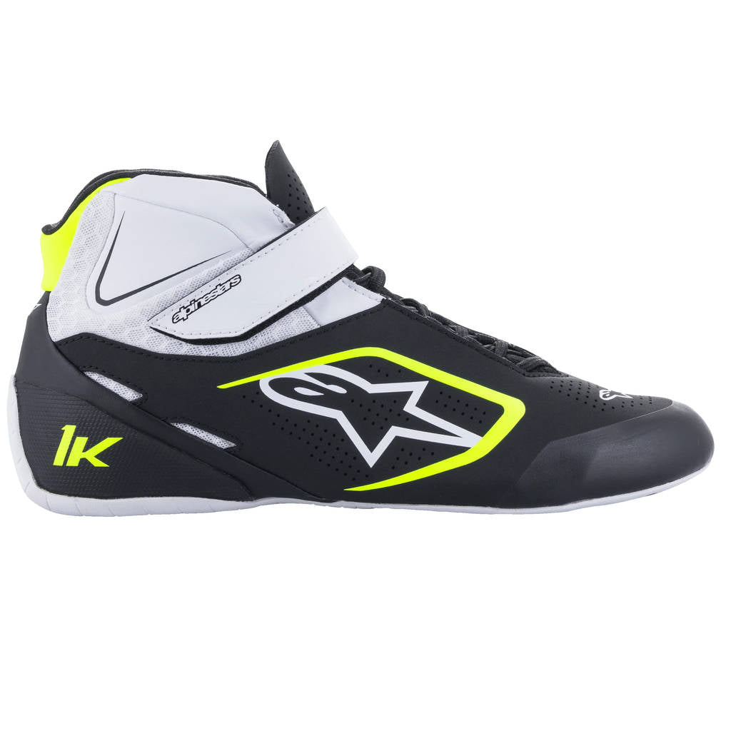 ALPINESTARS 2712022_125_8,5 черевики для картингу TECH - 1 K V2, чорний / білий / жовтий, Розмір 41 Photo-0 