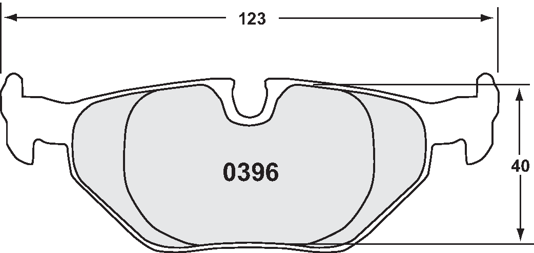PFC 0396.11 гальмівні колодки задні Z-RATED для BMW 1 Series 120d/130i E81 / E82/E87 Photo-1 