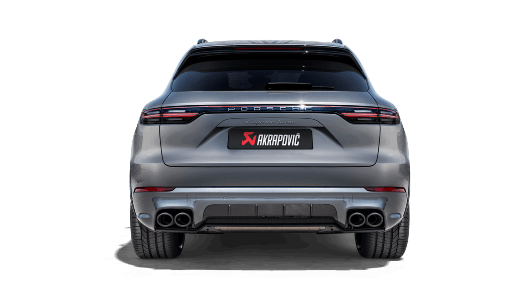 AKRAPOVIC S-PO/TI/17H Вихлопна система Evolution Line (Titanium) для PORSCHE 536 Cayenne E3 Turbo, Turbo S (без насадок) Photo-2 