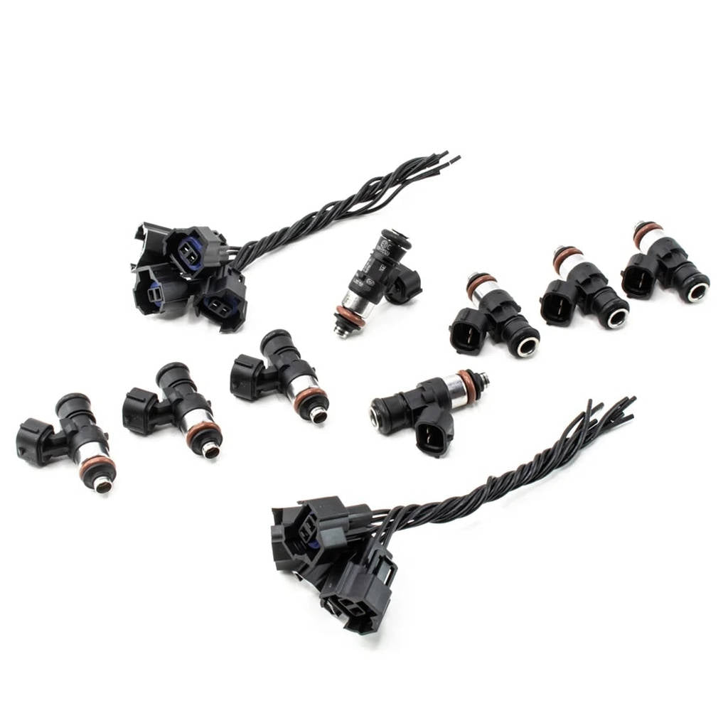 DEATSCHWERKS 16S-26-2200-8 Набір з 8 форсунок EV14 2200 куб.см для Chevrolet Silverado 1500 & GMC Sierra 1500 2000-13 Gas V8 4.8L/5.3L/6.0L/6.2L Excl Flex Fuel Photo-0 