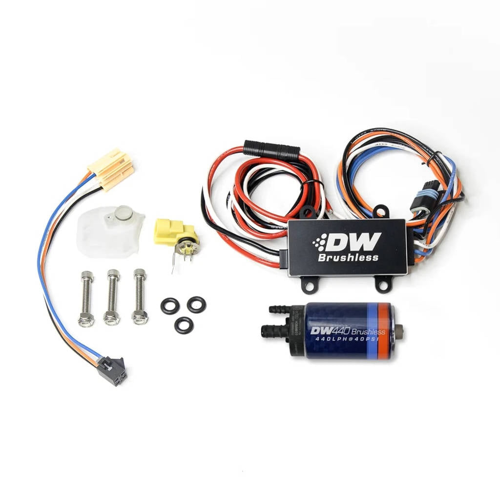 DEATSCHWERKS 9-441-C102-0912 Безщітковий безщітковий паливний насос DW440 у баку 440 л/год + контролер C102 з комплектом для встановлення для Ford Fiesta ST 2014-2019 Photo-0 