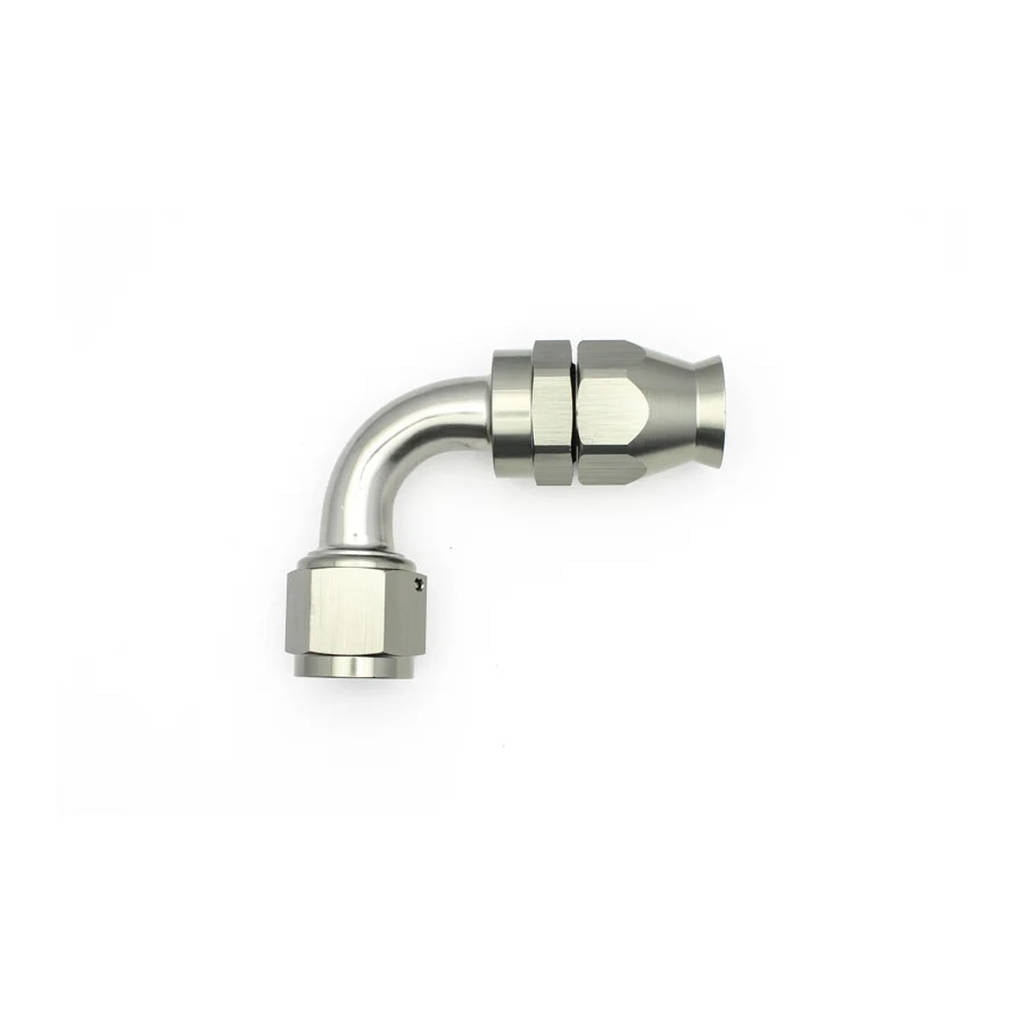 DEATSCHWERKS 6-02-0860 Гірський поворотний 90-градусний кінець шланга 10AN PTFE (включно з 1 оливковою вставкою) Photo-0 