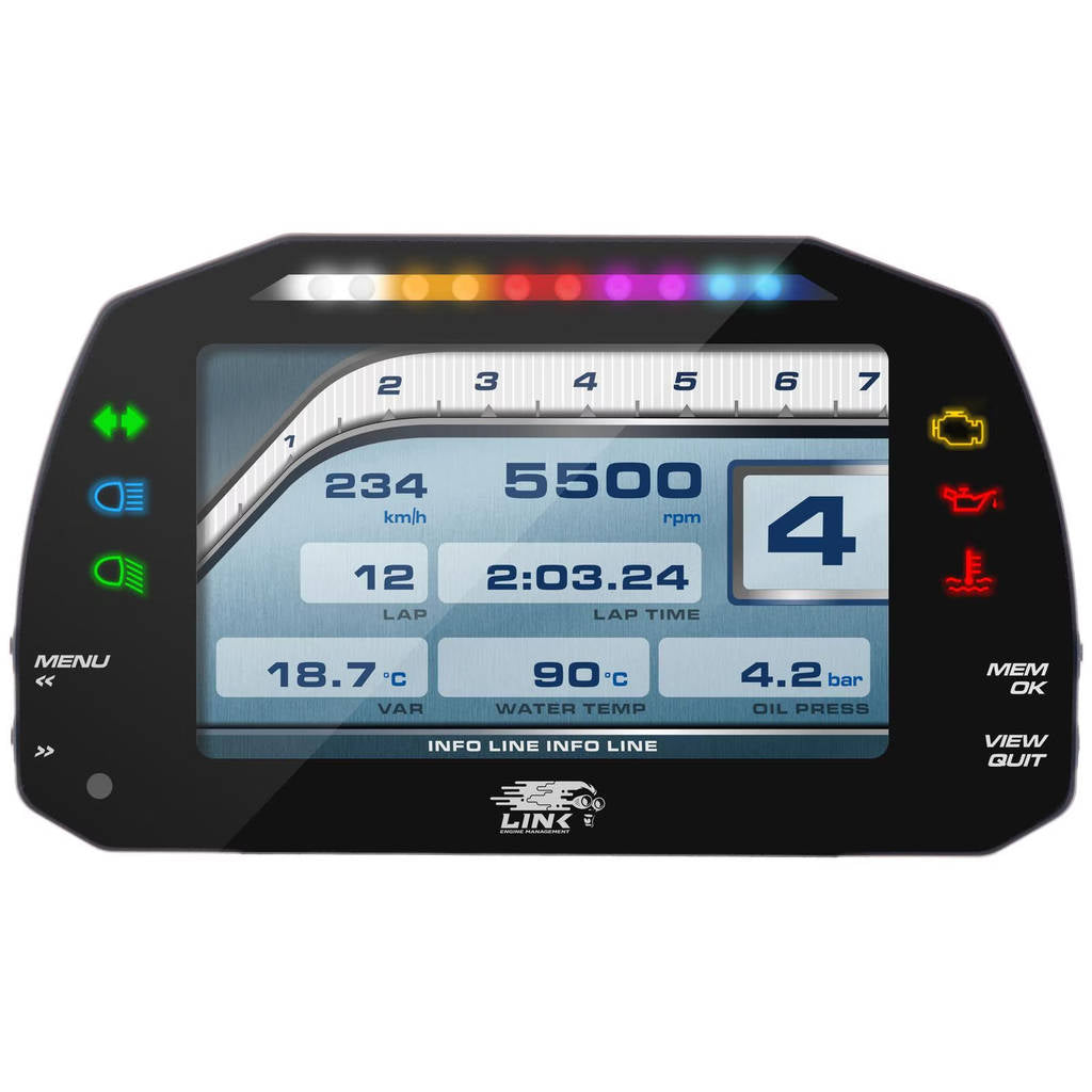 LINK ECU 100-0168 Dash монітор AIM MXS 5" Dash - Street Edition Photo-1 