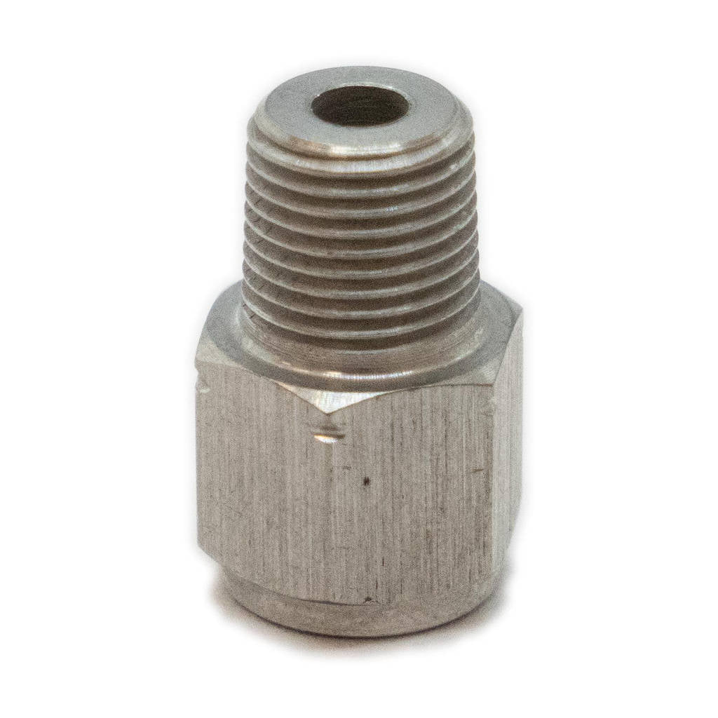 LINK ECU 101-0199 Адаптер M10 x 1 Female to 1/8 BSP Male-Stainless Steel Photo-0 