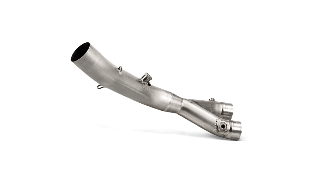 AKRAPOVIC L-Y10SO11T / TD З&#39;єднувач (Link Pipe) для установки Slip-On на штатний колектор (Titanium) Yamaha YZF-R1 2015-2020 Photo-0 