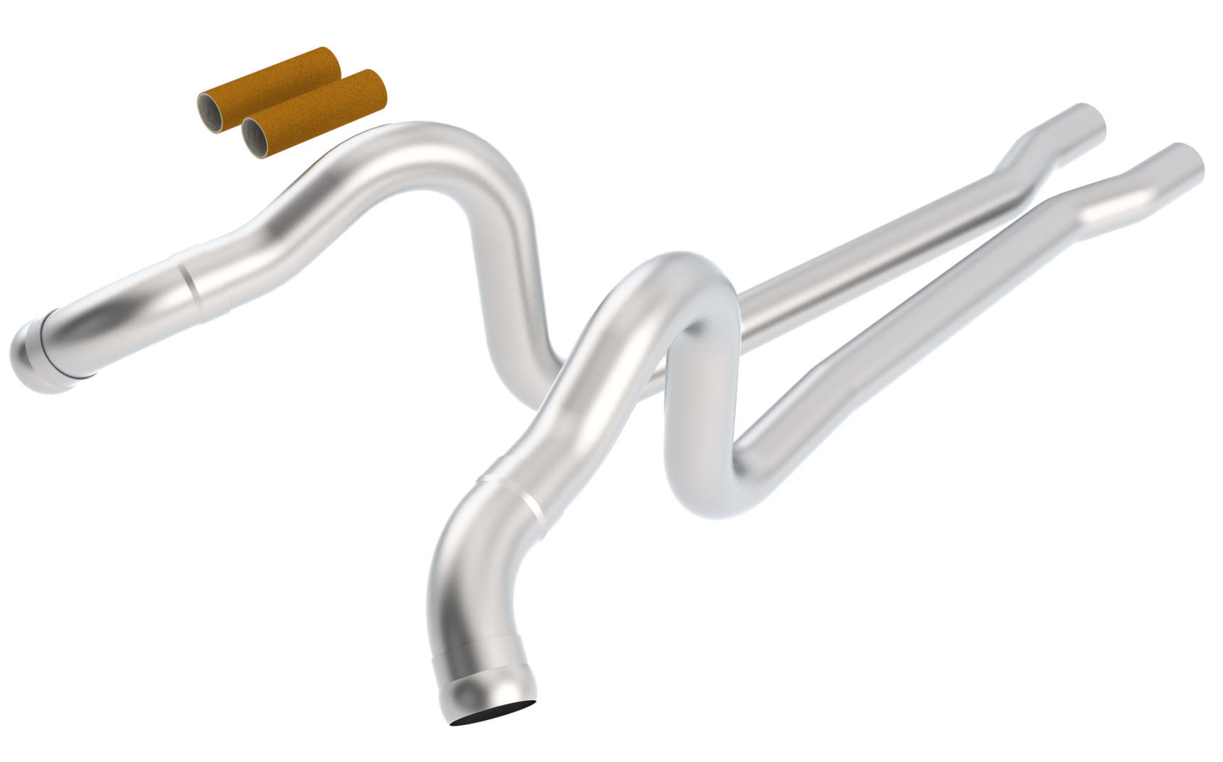 BORLA 60521 Вихлопна система X-Pipes, Mid-Pipes, & Down-Pipes MUST 11- 12 OVER AXLE PIPES Photo-0 