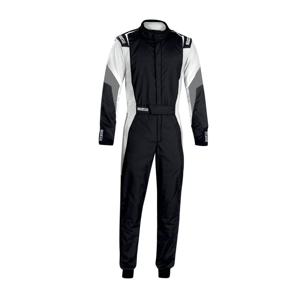 SPARCO 00114452nbgr комбінезон для автоспорту COMPETITION 2022, FIA 8856-2018, чорний/білий/сірий, р-Р 52 Photo-0 
