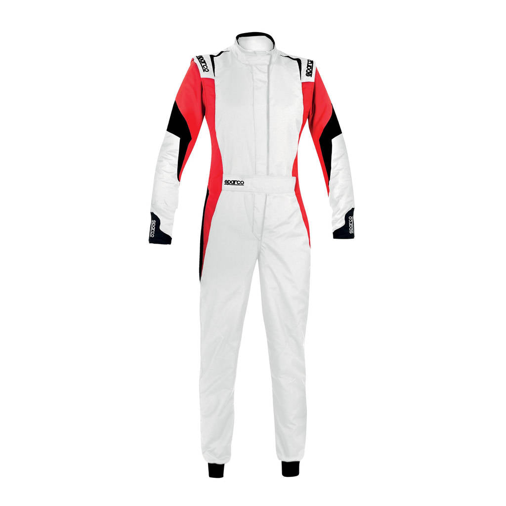 SPARCO 001144l40brnr комбінезон для автоспорту COMPETITION Lady R567, FIA 8856-2018, білий / червоний, р-Р 40 Photo-0 