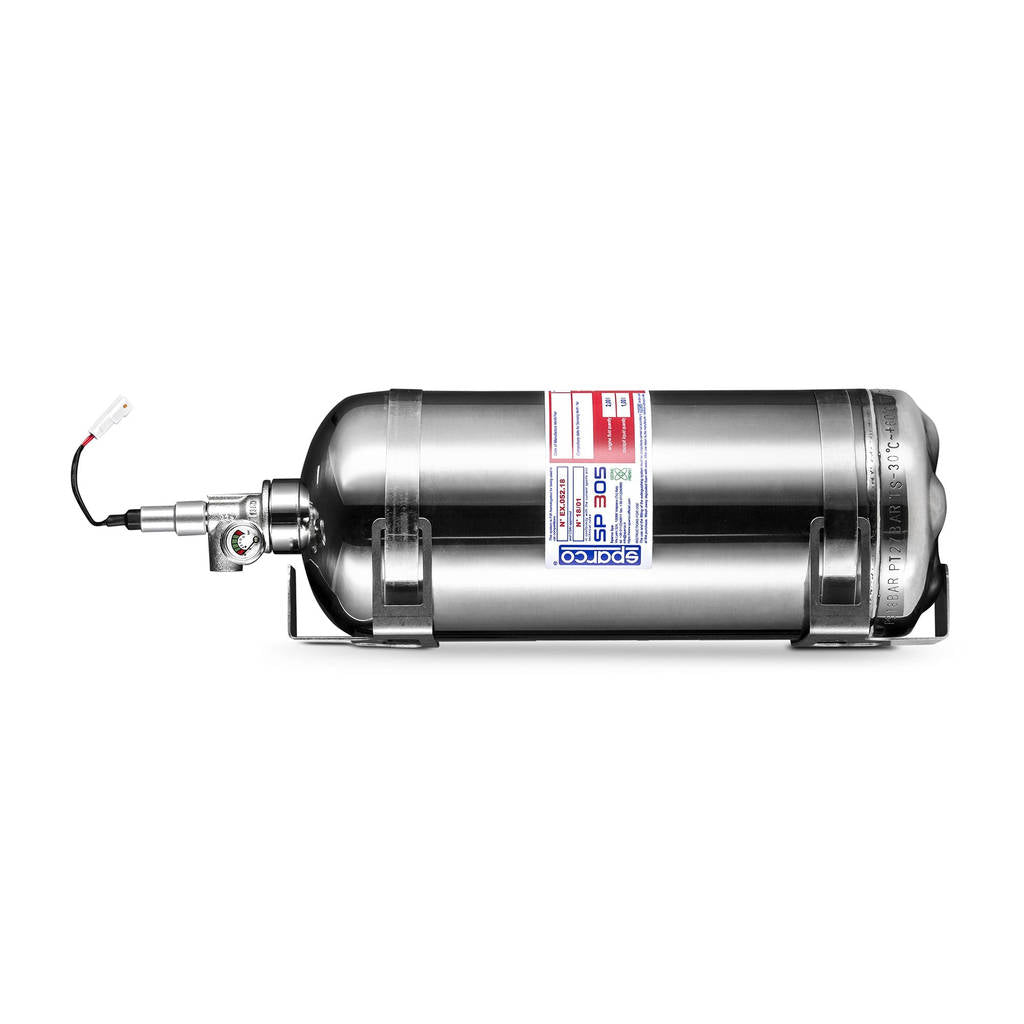 SPARCO 014778exl3 система пожежогасіння SP305, FIA 2000, електрична, сталь, 3,9 л, діам.130 мм, піна AFFF Photo-0 