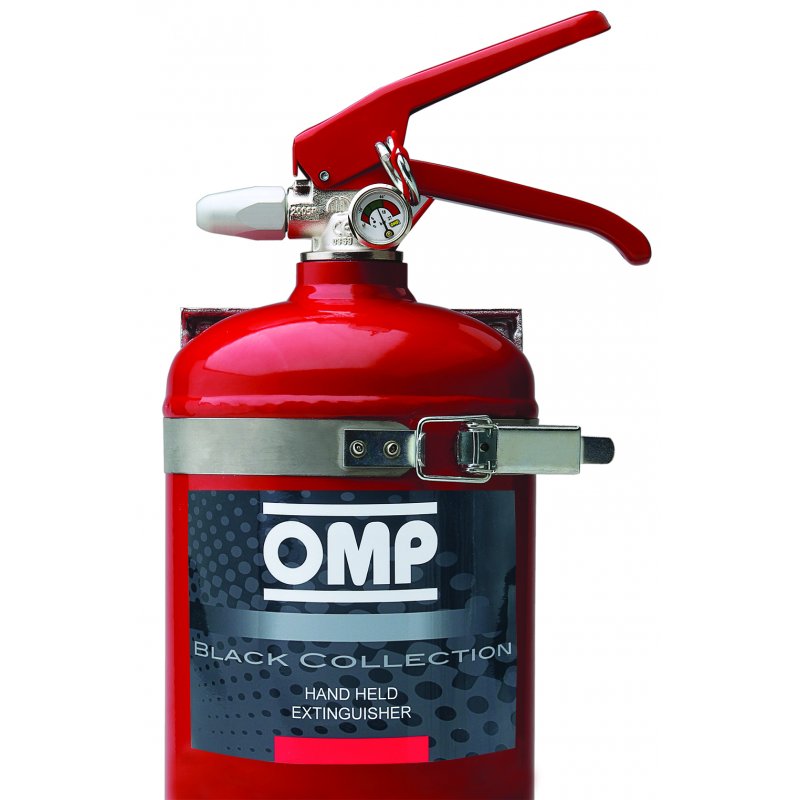 OMP CB0-0319-A01-061 (CAB/319/R) Вогнегасник (за вимогами FIA), сталь, 2,4кг, діам.130мм, піна, червоний Photo-1 