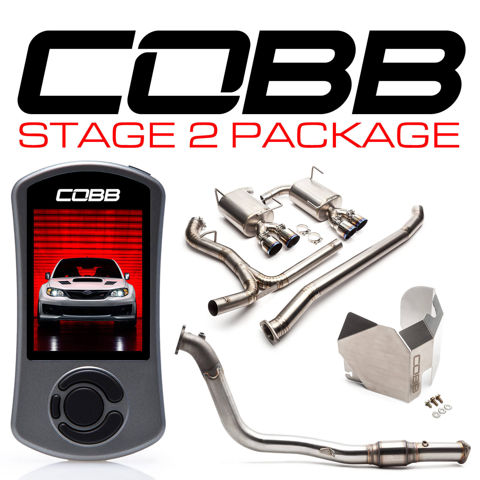 COBB 615X82TI SUBARU Комплект посилення потужності Stage 2 Titanium STI Sedan 2011-2014 Photo-1 