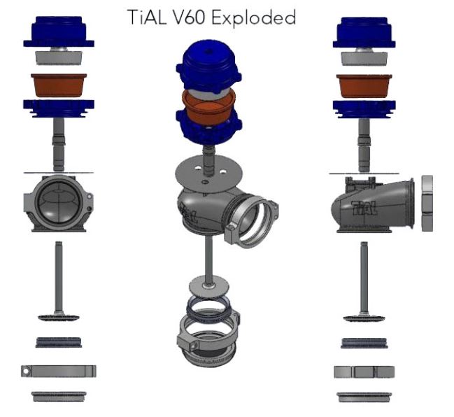 TIAL 001838 LG Пружини вестгейта 1,0 бар/14,50 psi для WG38/40, 0,9 бар/13,05 psi для WG44/46 FV0023374 REV Photo-3 