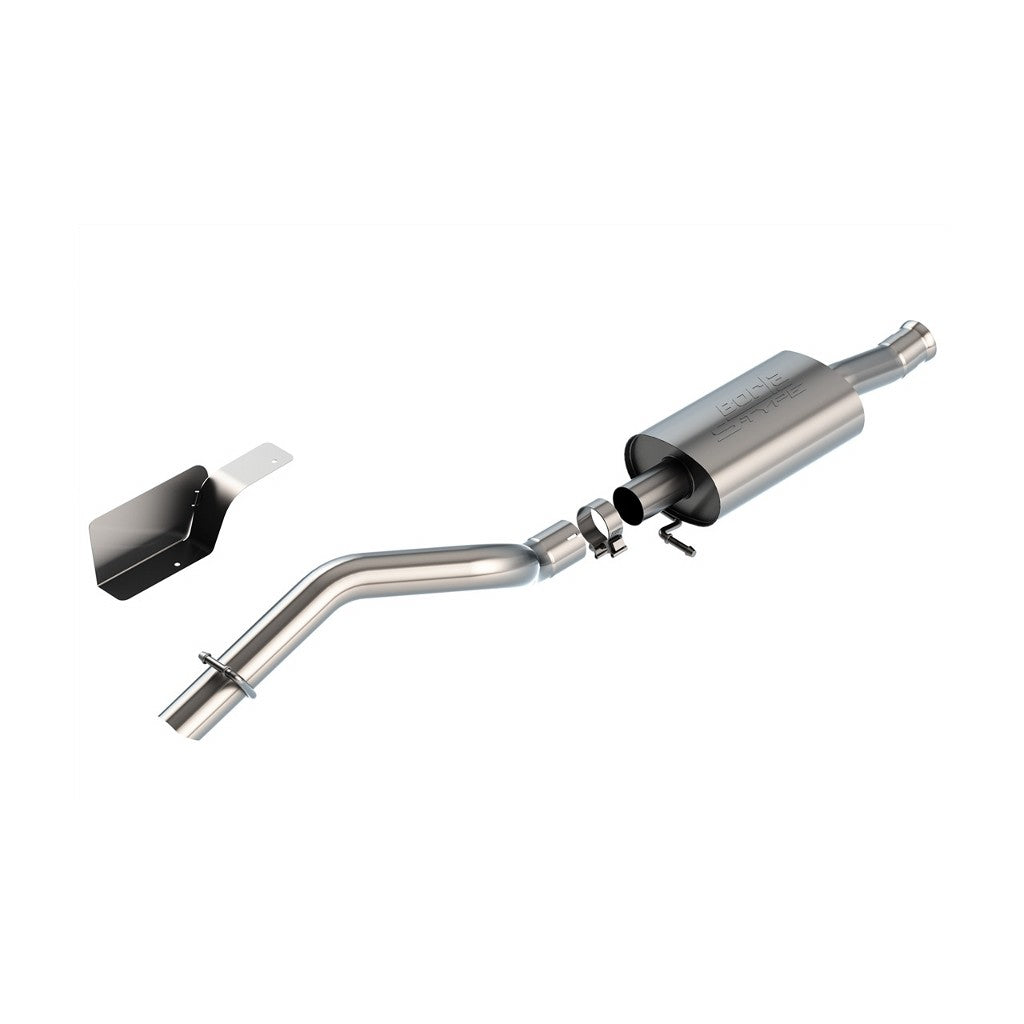 BORLA 140861 Вихлопна система Cat-Back S-Type, 2.75" (наконечник загорнутий донизу 2.75") для JEEP Wrangler 2.0L (JL) 2018- Photo-0 