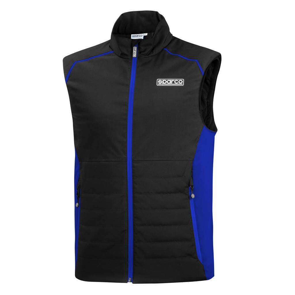 SPARCO 01362NRAZ1S Жилет VEST, чорний / синій, р-Р S Photo-0 