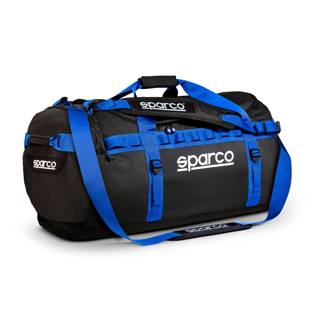 SPARCO 016442nraz спортивна сумка DAKAR-L, 70 x 40 x 40 см, чорний / синій, р-р L Photo-0 